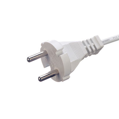 Ordinateur de bureau H05vv Cable Mit Schukostecker SNI Certifié câble d'alimentation à courant alternatif 2 broches Eu 1,5m avec matériau de veste en caoutchouc
