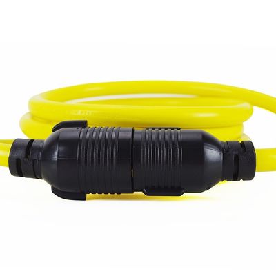 ETL Indiqué 3 branches 30 ampères câble de générateur 25 pieds lourd NEMA L5-30P/L5-30R 10 Gauge 125V SJTW verrouiller générateur câble d'extension
