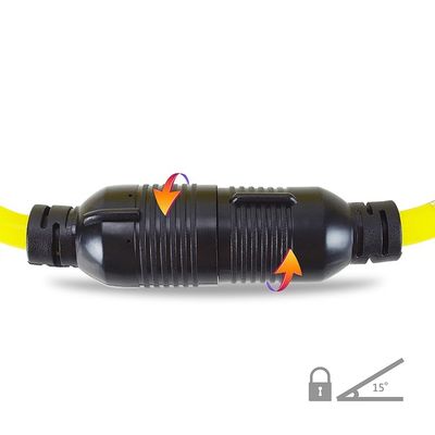 ETL Indiqué 3 branches 30 ampères câble de générateur 25 pieds lourd NEMA L5-30P/L5-30R 10 Gauge 125V SJTW verrouiller générateur câble d'extension