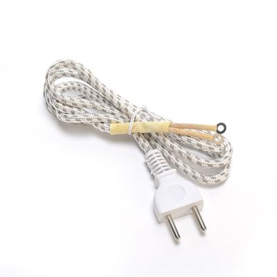 2 broches de câble électrique au Pakistan Karachi câble de fil tressé pour le fer 1.8m traitement de fin blanche tube de rétrécissement thermique et tube en fibre de verre