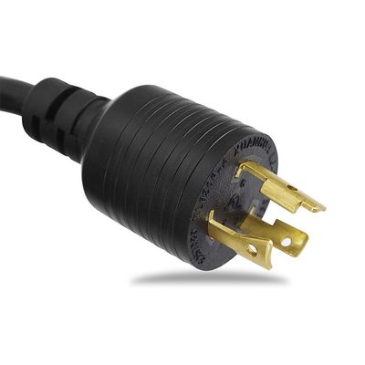 Corde d'alimentation CA 50FT ETL répertoriée NEMA 6-20 Corde d'extension 6-20P à 6-20R pour véhicules électriques mobiles de niveau 2 Chargement lourd 250V 20A