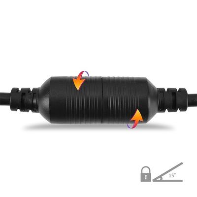 Corde d'alimentation CA 50FT ETL répertoriée NEMA 6-20 Corde d'extension 6-20P à 6-20R pour véhicules électriques mobiles de niveau 2 Chargement lourd 250V 20A