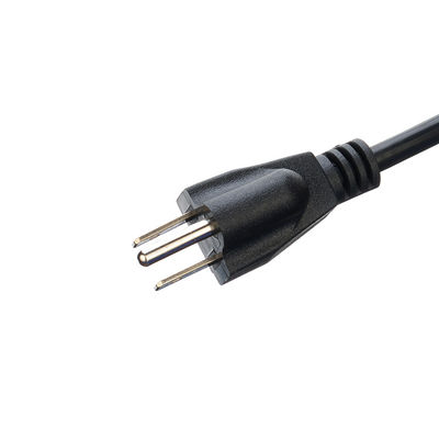 125V câble de courant alternatif pour lave-vaisselle congélateur 220V Extension ETL homologuée USA NEMA 5-15P à IEC C13 Fin dépouillée 18AWG 220V