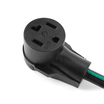 1 sortie 1FT NEMA 10-30P à 14-30R Adaptateur de sécheuse 30A 250V SJTW 10AWG 3C Adaptateur de prise de sécheuse 3 à 4 broches avec fil vert de terre