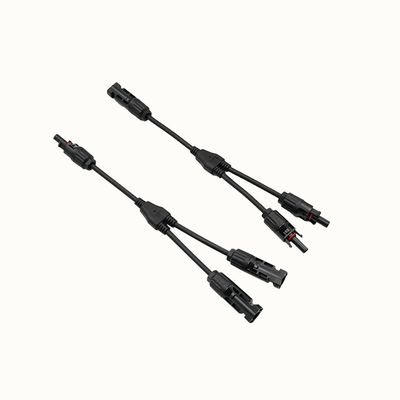 Cable solaire solaire isolé TUV homologué 1x4mm2 en conserve XLPO XLPE PV Y Splitter 1 à 3 avec PV004 Connector Protection UV