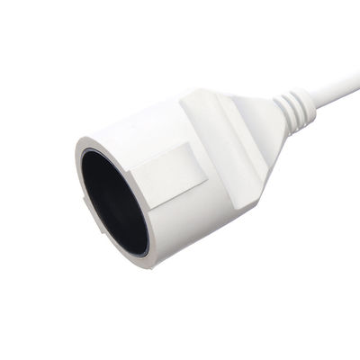 White Waterproof 3 Prong H05VV-F/H05RR-F/H05RN-F 3x1.5MM2 Extension Cable VDE Approved Perfect for Consumer Electronics