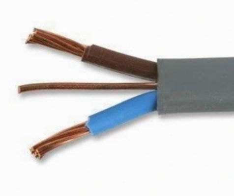 Copper Conductor PVC Jacket 3 Cord 450/750v Twin and Earth Flat Cable 2.5mm for Electrical House Wiring Solutions