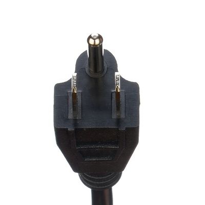 Cordon électrique américain à 3 branches personnalisé Cordon d'extension à tête plate 3X16AWG 7a 125v 2 branches Figure 8