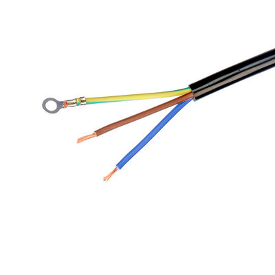 Cordon électrique américain à 3 branches personnalisé Cordon d'extension à tête plate 3X16AWG 7a 125v 2 branches Figure 8