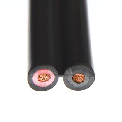 Cable photovoltaïque solaire Cable photovoltaïque à noyau unique pour les systèmes d'énergie solaire Sections normales 1C X56/0.285MM Longueur 100M/1roll Rouge Noir