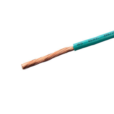 VDE H05V-R Single Core Multiple Cord 1x 0.5 0.75 1.0 Mm2 Bare Copper PVC Electrical Cable Wire for Industrial Applications