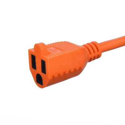 ETL 3 broches câble d'extension lourd 100 pieds pour le câble d'extension extérieur avec plusieurs sorties câble d'extension 50M avec veste en PVC