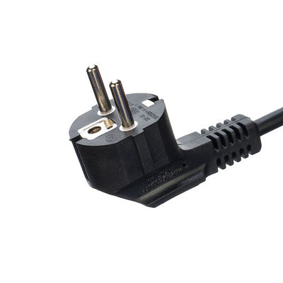 Electrical Plug Black Kema-keur Cable H05vv-f 3 Prong Extension Cord for Travel Cooker With Open End Customized Solution