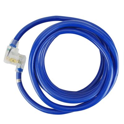 ETL 12 Gauge NEMA6-50P NEMA6-50 R Heavy Duty 3 Prong Orange Extension Cord for Commercial Outdoor 1 Outlets AC Power Cord