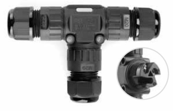 BC01 Female 1m 2m 4m PV Cable with Rubber Insulated Copper Conductor and T Connector Extension Cord 1.5M