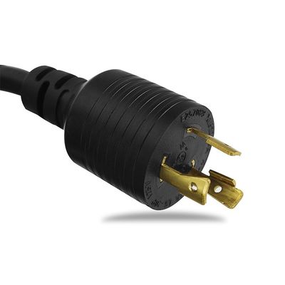 NEMA L5-20P à L5-20R 30 Amp à 15/20 Amp Connecteur d'entrée ordinaire ménager Convertissez le cordon d'extension pour l'adaptateur du générateur