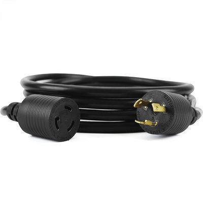 NEMA L5-20P à L5-20R 30 Amp à 15/20 Amp Connecteur d'entrée ordinaire ménager Convertissez le cordon d'extension pour l'adaptateur du générateur