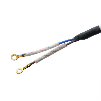 CEE 16A Electric Iron Cotton Cable VDE Black White Ac Power Cord Steam Home Appliance H03RT-F 3x42/0.15mm Male End Type