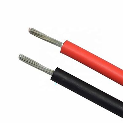 Solar Cable 4 Sq mm DC Black Red PV Cable for Solar Panel to Battery TUV Approved and More than 25 Years Service Life
