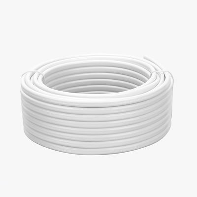 VDE Flat H05VVH2-F 300/500V Flexible 2 fils de noyau conducteur de cuivre pour appareils électroménagers câble électrique en blanc
