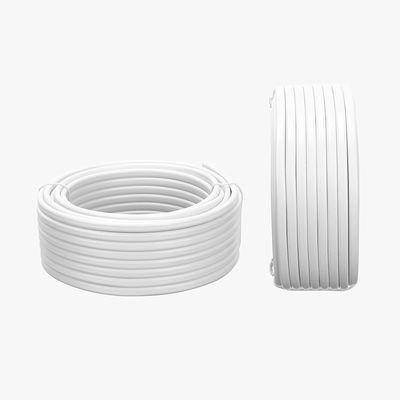 VDE Flat H05VVH2-F 300/500V Flexible 2 fils de noyau conducteur de cuivre pour appareils électroménagers câble électrique en blanc