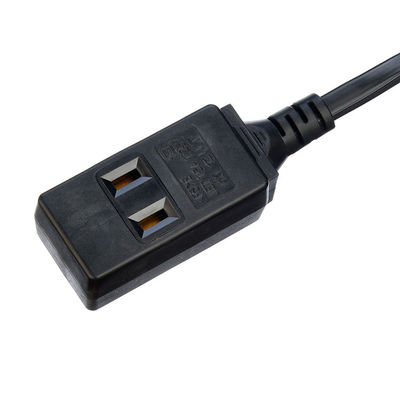 câbles d'extension de câble d'alimentation 2 broches JET prise avec 3 prises pour couverture électrique 125V réseau N/A prise féminine JET 3 prise de chemin