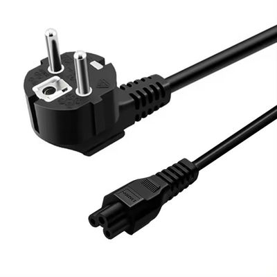 Matériau du conducteur Cordon d'alimentation à trois branches en cuivre étainé 220 volts 16a Eu prise Cee7/7 prise avec borne terminale câbles d'alimentation ac Eu C5