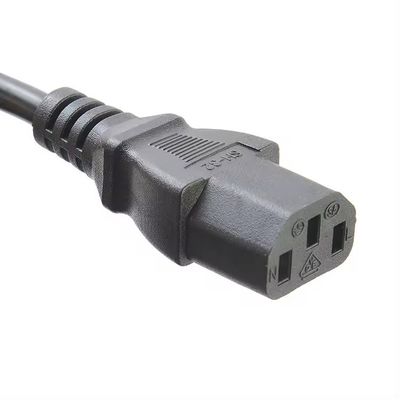 VDE certifié UE Standard de prise Cee7/7 Euro Cordon d'alimentation 1,5 mm avec C13 Convient pour un ordinateur durable