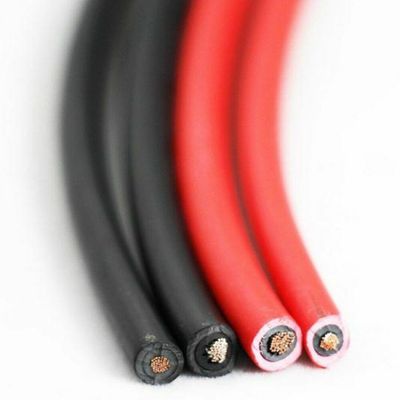 Cable solaire PV-1 à conducteur de cuivre en étain de 6 mm2 avec test de teneur en halogènes EN60754-1/EN60754-2 et approbation TUV