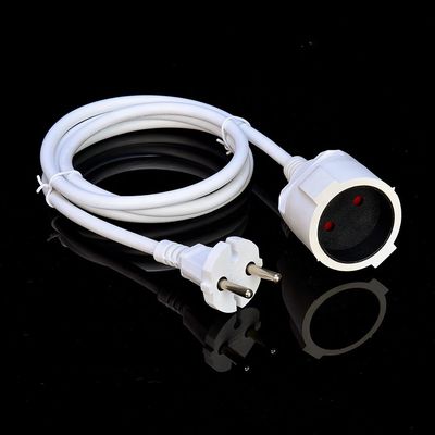 Blanc 2 broches Appareils électroménagers Cordon d'alimentation Direct 1,5 M Longueur ou personnalisé VDE 10A