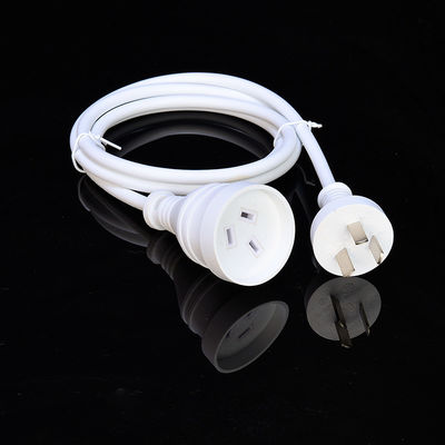 Corde d'alimentation pour ordinateur portable à prise électrique standard australienne SAA IEC Extrémité féminine Type 10-15A Courant nominal pour appareils électroménagers