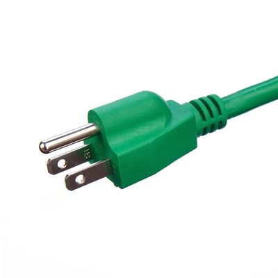 Home Appliance Power Cord ETL Standard Heavy Duty Nema-15 Plug Socket Waterproof 3 Pin Conductor Bared Stranded Cooper