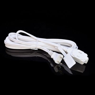 6FT 3-Outlet Extension Cord with Safety Cap Cover Rated Current 13A Plug 2pin SPT-2 14 AWG NEMA 1-15P to NEMA 1-15R