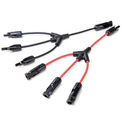 30A IP67 TUV certifié câble à chaîne de panneau solaire pour 4-6mm2 12awg Pv Dc connecteur solaire sections normales 1C X56/0.285MM