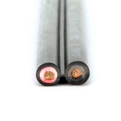4mm2 Single Core or Double Core XLPO Insulation Copper DC Solar Cable for PV System in Red or Black