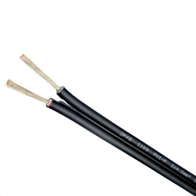 4mm2 Single Core or Double Core XLPO Insulation Copper DC Solar Cable for PV System in Red or Black