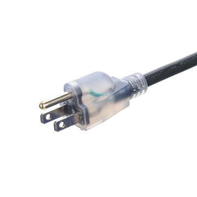 ETL Certified 12 Gauge SJTW 12/3 NEMA5-15 Extension Power Cord 6FT/10FT/100FT Length Options for Commercial Outdoor