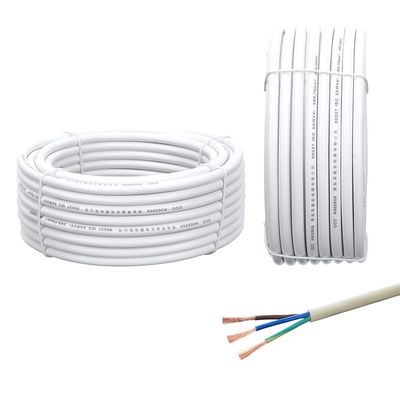 VDE Normes câble multicore H03vvh2 f 2x0 75mm2 pour PVC veste câble de contrôle de l'isolation en PVC ferme doux flexible câble plat