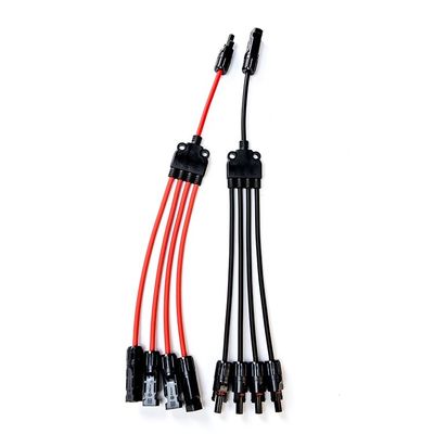 XLPO Isolation 10awg 6mm 1 à 4 Y Type H1z2z2-k Cable d'extension de panneau solaire 12awg pour des solutions solaires durables