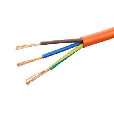 Norme CEI 60227 H05vv f 3x0. 75mm2 PVC enveloppé fil électrique flexible câble de cuivre multi-noyau par mètre câble d'alimentation
