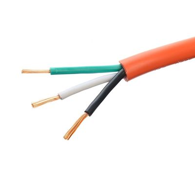 Norme CEI 60227 H05vv f 3x0. 75mm2 PVC enveloppé fil électrique flexible câble de cuivre multi-noyau par mètre câble d'alimentation