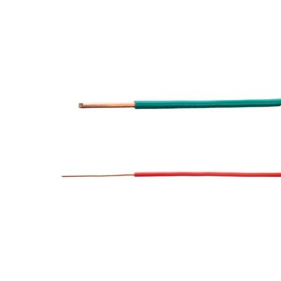 H05V-U 1X0.5 0.75 1 1.5 2.5 4 6 MM2 300/500V Noyau unique fil de cuivre pur PVC solide câble d'alimentation électrique pour la maison rouge