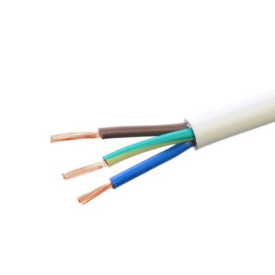 Norme CEI 60227 H05vv f 3x0. 75mm2 PVC enveloppé fil électrique flexible câble de cuivre multi-noyau par mètre câble d'alimentation