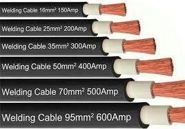 16 mm2 25 mm2 70 mm2 Double câble d'alimentation de soudage à isolation pour machine à souder PVC Matériau isolant 100M/1 rouleau Longueur