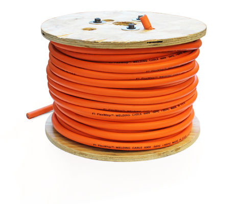 16 mm2 25 mm2 70 mm2 Double câble d'alimentation de soudage à isolation pour machine à souder PVC Matériau isolant 100M/1 rouleau Longueur