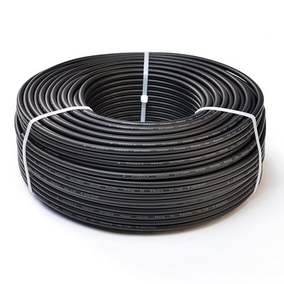 6.1MM±0.15MM Diamètre extérieur Certificat TUV Cable solaire de 4 mm personnalisé pour l'homologation EN60754-1/EN60754-2 Cable PV CC