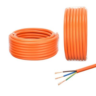 VDE H05VV-F 300/500V Flexible 3 Core 0.75 1 1.5mm 2.5mm 4mm Sq Electric Cable Pure Copper for Overhead and Building Wire