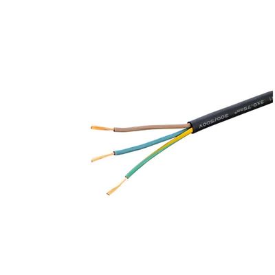 Vde H05rn f Rubber Cable 3g 1.0 Mm2 Multiple Strands of Soft Bare Copper Conductor for Electrical Applications