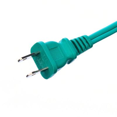 AC Power Cord 2 Prong 6 Feet with 3 Polarized Outlets and Safety Slide Cover 13A/1625W 16 AWG Indoor Extension Cord ETL