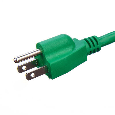 100FT ETL Liste SJTW 14/3 Cordon d'extension électrique orange Single Plug NEMA 5-15P à NEMA 5-15R avec longueur personnalisée